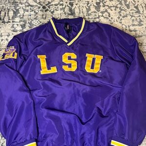 LSU Women's Vintage 90s Purple Pullover Sweatshirt